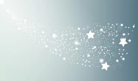 The mysterious starry space. Vector Illustration Stock Illustration