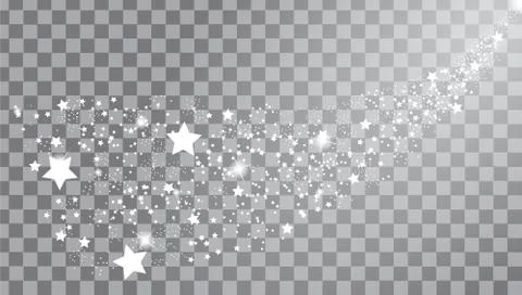 The mysterious starry space. Vector Illustration Illustrazione stock