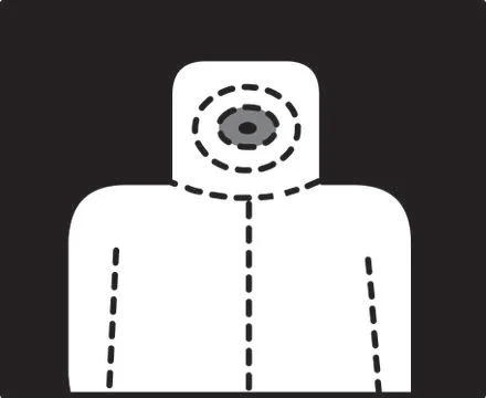 Mysterious stranger - icon, symbol 스톡 일러스트