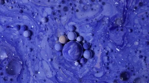 Mysterious surface made of paint bubbles. Stock Footage 169726118