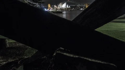 Mysterious time-lapse Sydney Opera house Vidéo 70084394