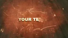 Mysterious Titles Stock After Effects