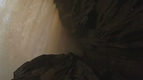 A mysterious water cave Stock Footage 146326417