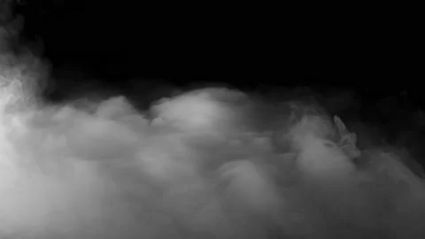 Mystery atmospheric fog, layer cloud of smoke, mist or dry ice. VFX Stock Footage 137559413