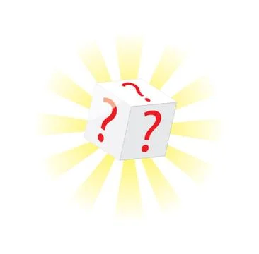 Mystery cube Stock Illustration