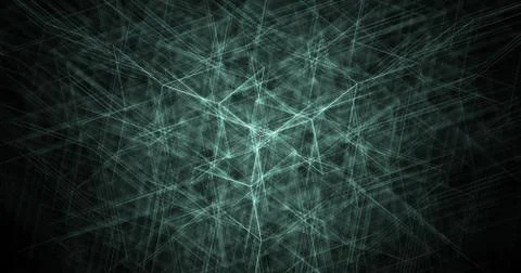 Mystery hexagonal background design with blue light. イラスト素材