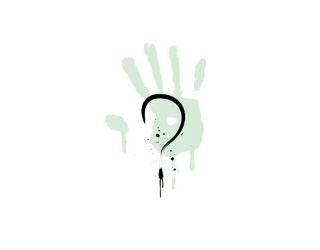 Mystery Icon on white background in vector illustration Stock Illustration