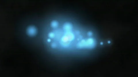 Mystery Lights Blue HD Stock Footage