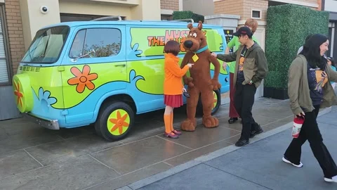 The Mystery Machine Scooby Doo Universal Studios Hollywood Vidéo 234920410