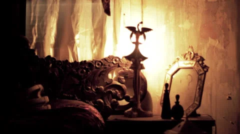 Mystic bedroom Video stock 25976032