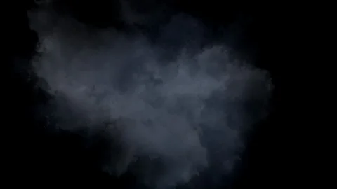 Mystic cloud animated Stock Footage 94077629