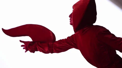 Mystic creature playing with the camera Video stock 33214432