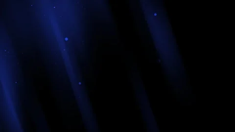 Mystic Deep Blue Light Rays Flowing on Dark Background, Captivating Visual .. Video stock 313279507