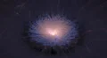 Mystic digital fractal art flower rhythm beat pulsating rotation HD Footage