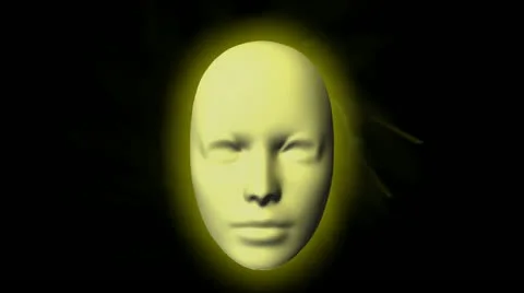 Mystic digital mask Stock Footage 20594301
