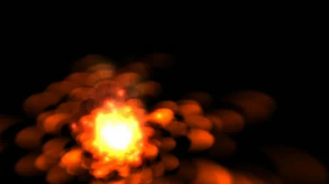 Mystic fire animation Stock Footage 22386400