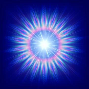 Mystic flower Stock Illustration