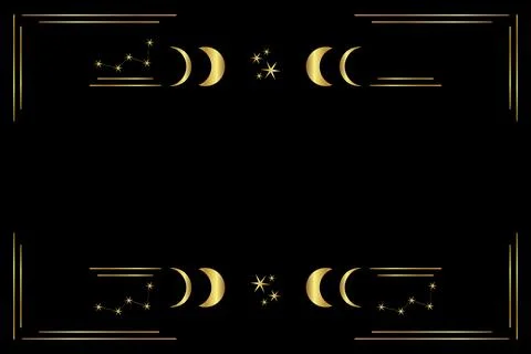 Mystic frame Stock Illustration