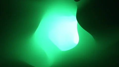 Mystic green outer space tunnel travel animation Vídeo Stock 337427034