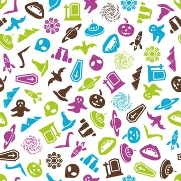 Mystic seamless pattern Stock Illustration