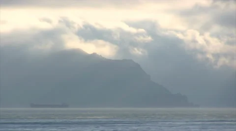 Mystic seascape Clouds Time Lapse Stock Footage 37263482