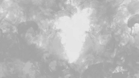 Mystic Smoke Background Loop on Transparent Stock Footage 283769993