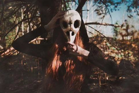 Mystic witch Stock Photos
