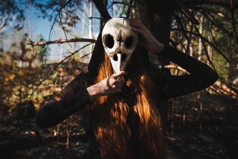 Mystic witch Stock Photos