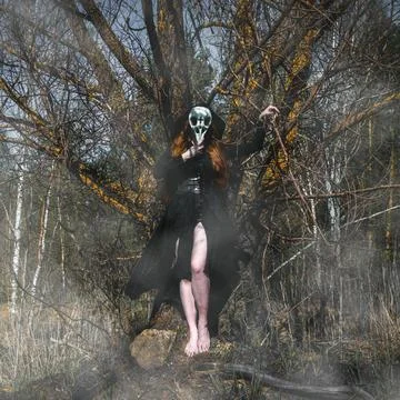 Mystic witch Stock Photos