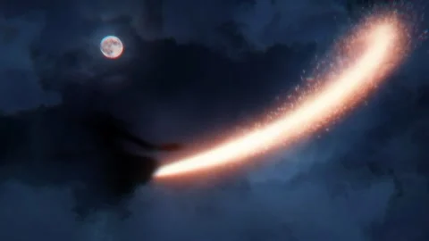 Mystic Witch in Shadows After Effects stock
