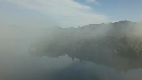 Mystical Aerial Lake Nature 스톡 동영상 112540153