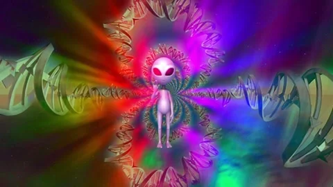 Mystical-Alien-Encounter Stock Footage 316914592