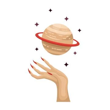 Mystical astrological vector illustration. Magic symbols. Zodiac. Astronomy. Stock Illustration