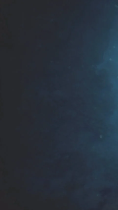 Mystical blue waves dance under the moonlight at the quiet shoreline Stock Footage 341392391