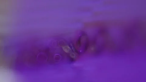 Mystical Close-Up of Solomon's Temple Artifact in Purple Light Vidéo 325503784