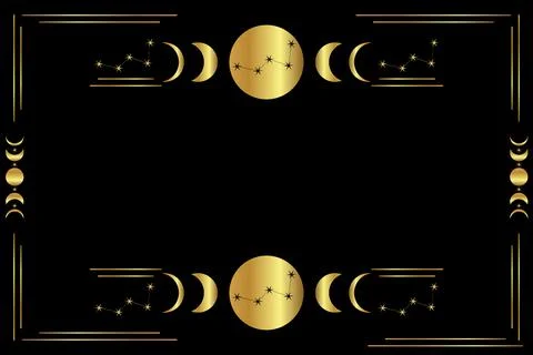 Mystical constellations Stock Illustration