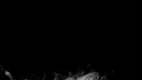 Mystical Dance of Ethereal Smoke Clouds Against Black Void Stock Footage 341780861
