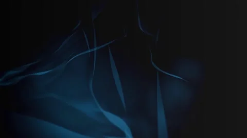 Mystical Dark Flowing Abstract Background | Elegant Blue Motion Stock Footage 302268769
