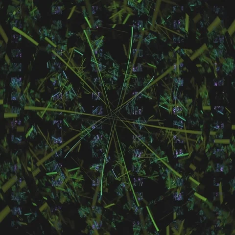 Mystical Dark Radial Grass Loop Background Stock Footage 197023809