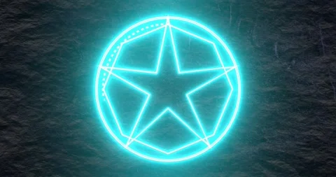 Mystical geometry symbol. Linear alchemy, occult, philosophical sign. Astrology Stock Footage 237903189