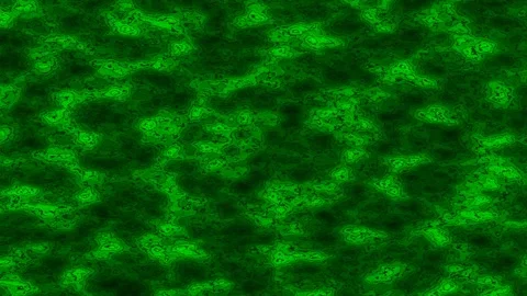Mystical Green Cloudy Texture Underlighting Surging Appearance Stock Footage 337917268