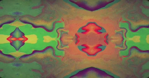 Mystical Kaleidoform - Loop Video stock 244756001