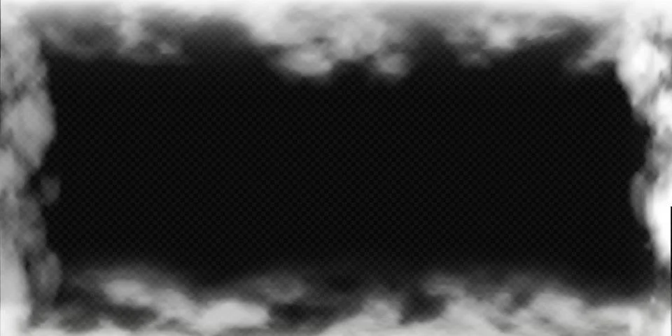 A mystical mist vector frame - ideal for text overlays. Stock Illustration