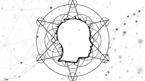 Mystical occult symbol. Stock Footage 143681855
