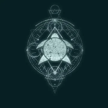 Mystical occult symbol. イラスト素材
