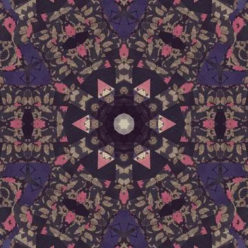 Mystical pattern design for the background Stock Illustration