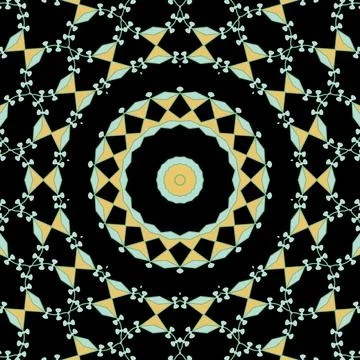 Mystical pattern texture for background Stock Illustration