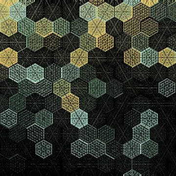 Mystical pattern texture for background Stock Illustration