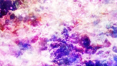 Mystical Purple Abstract Clouds with Fast Turbulent Particles Stock Footage 112753337