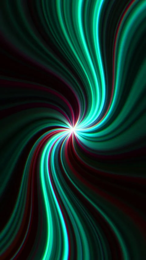 Mystical rays swirl in the dark abstract vertical background Stock Footage 289543966